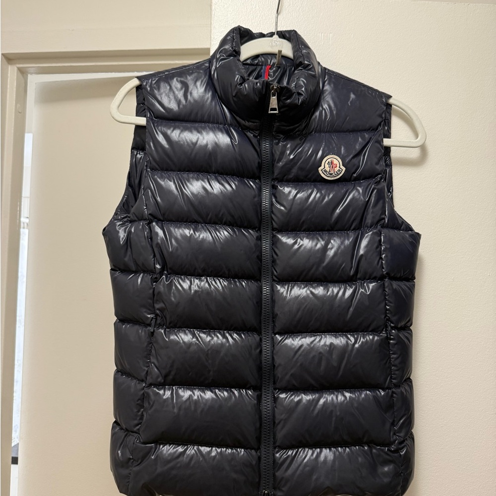 Moncler Women’s Navy Puffer Vest